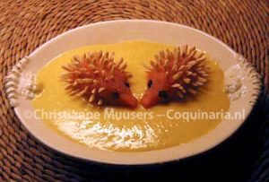 Marzipan hedgehogs from the eighteenth century
