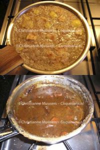 Murri at the beginning and end of cooking