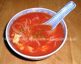 Chinese tomatensoep