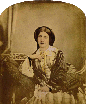 Portrait of Isabella Beeton, 1856 (source Wikimedia)
