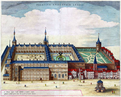 Het bisschoppelijk paleis in Luik