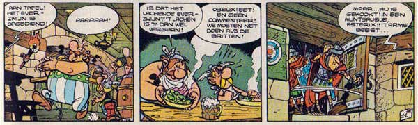'Groene saus' in Asterix en de Britten