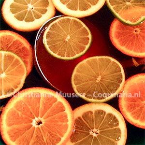 Lime, lemon and orange slices in fruit bowl