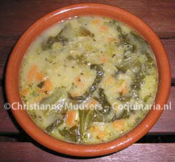 French vegetarian pea soup from the 17th century