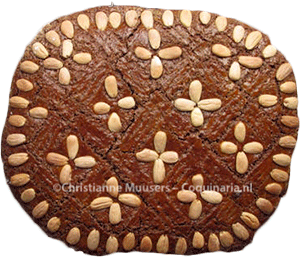 Dutch speculaas with almond paste