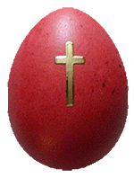 Easter Egg from the Greek-Orthodox monastery St Kosmas Aitolos. Source: Wikimedia
