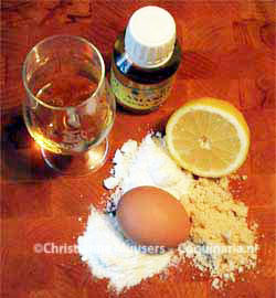 The ingredients for Dutch marzipan