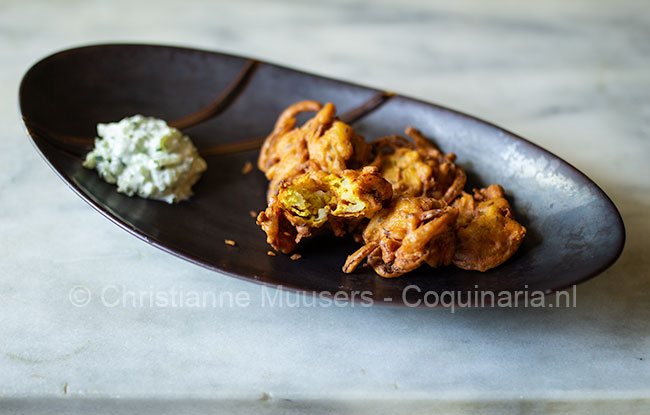 Onion bhaji, een snack uit de Indiase keuken