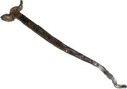 Wrought-iron nail from the 17th century (Wikimedia)