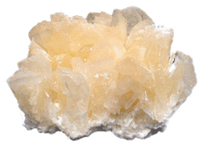 Trona. het mineraal waar onder andere zuiveringzout uit wordt gewonnen. By E65vern - Own work, CC BY-SA 4.0, https://commons.wikimedia.org/w/index.php?curid=36010502