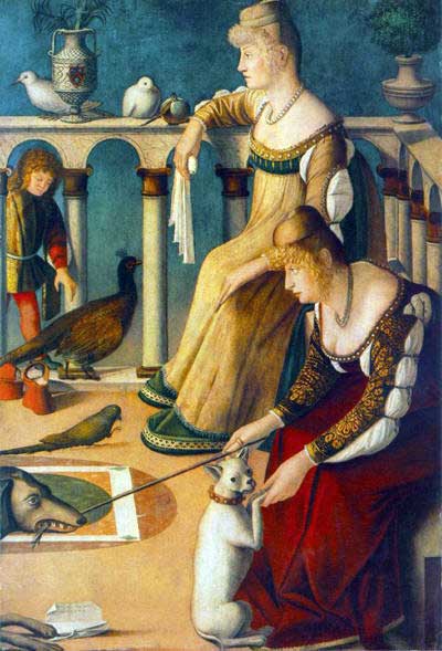 Twee Venetiaanse dames (ca 1510), Vittore Carpaccio