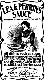 Label for Worcestershire Sauce