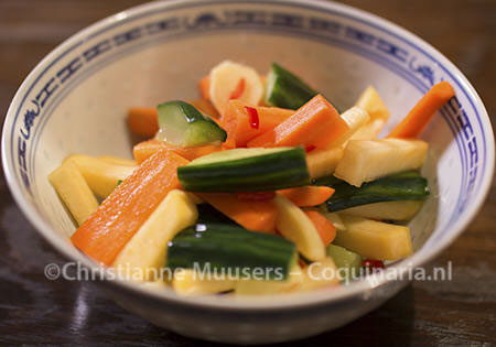 Chinese zoetzure groenten